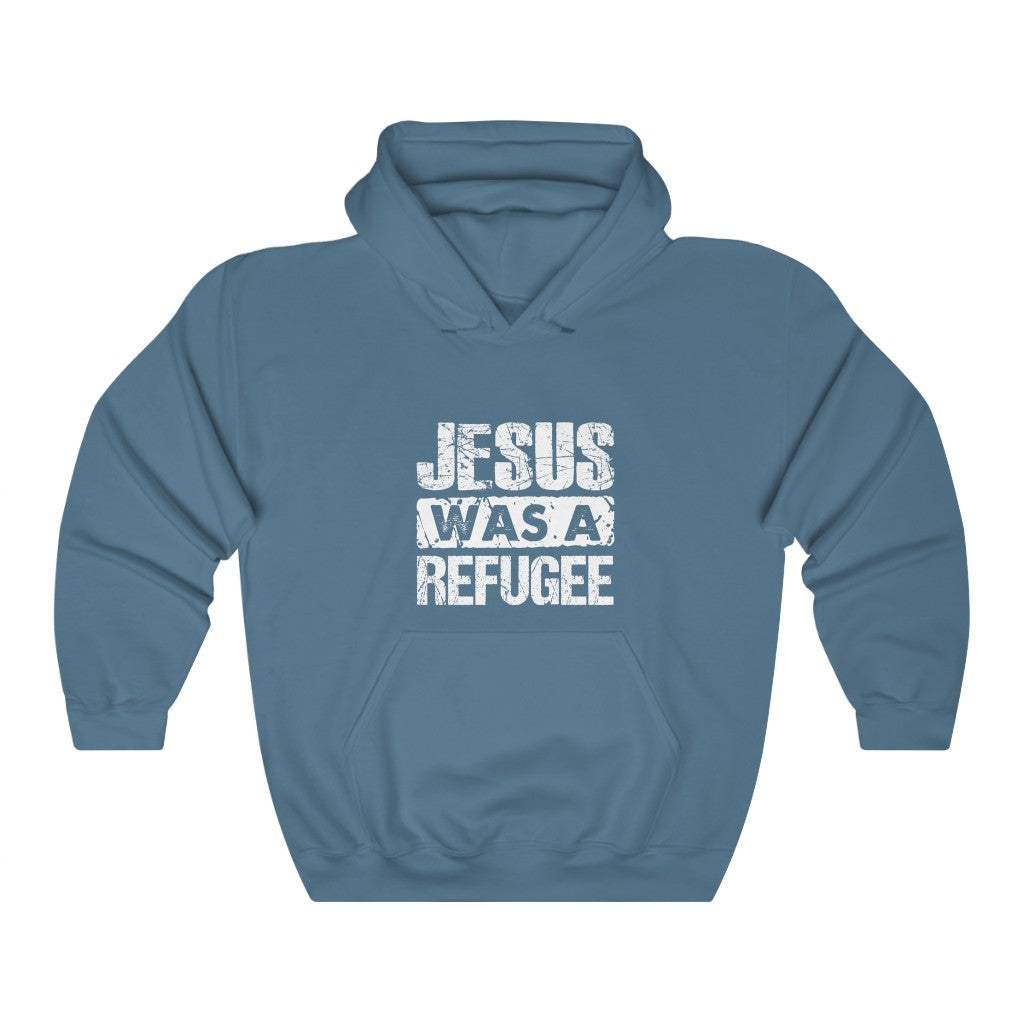 Jesus was a Refugee Unisex Heavy Blend™ Hooded Sweatshirt