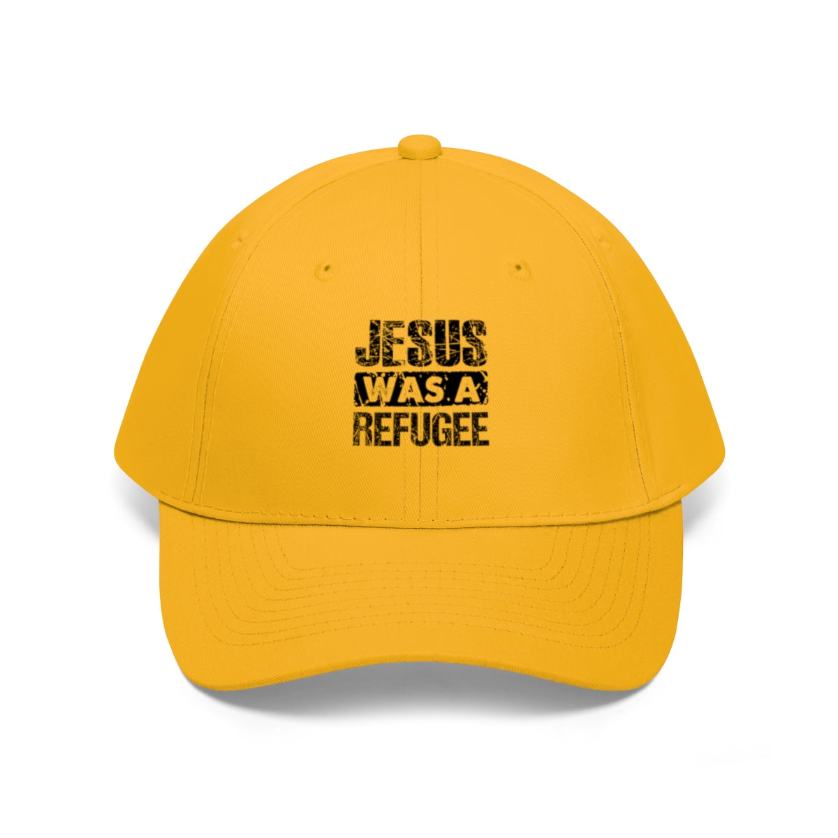 Jesus was a Refugee:   Unisex Twill Hat