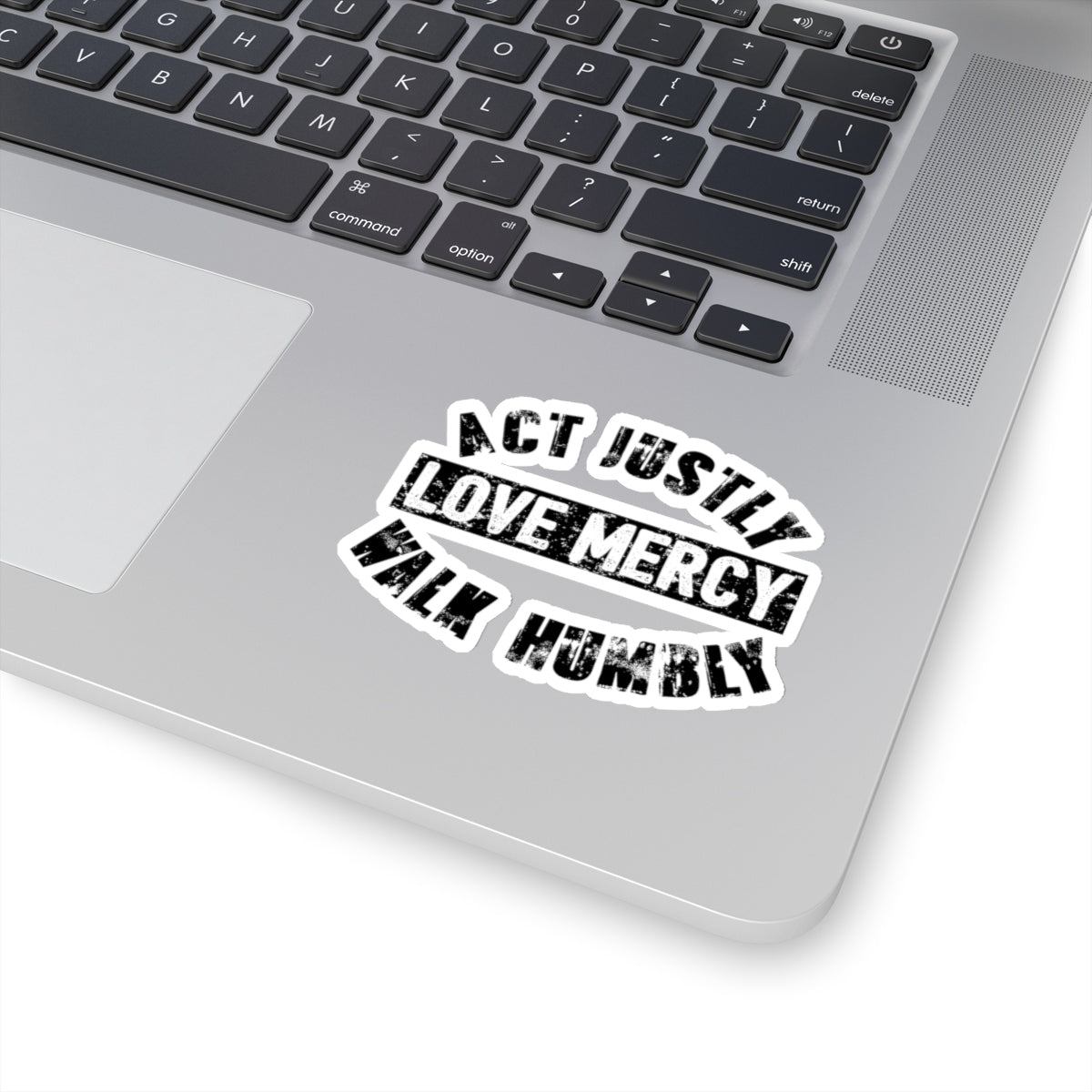 Act Justly Kiss-Cut Stickers