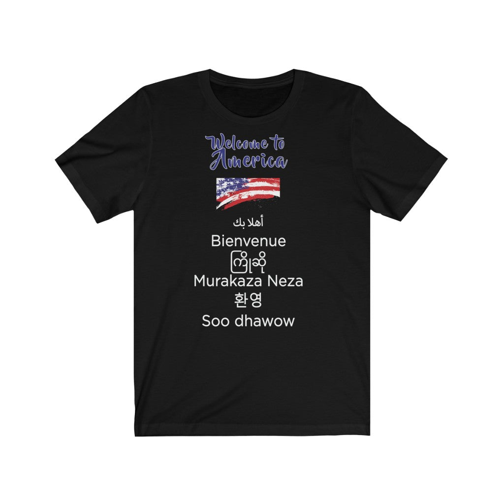 Welcome to America Unisex Jersey Short Sleeve Tee